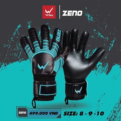 Găng Thủ Môn Wika Zeno  - Wika Zeno - Đen Xanh