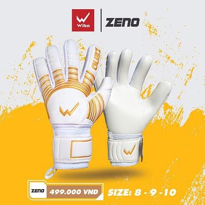 Găng Thủ Môn Wika Zeno  - Wika Zeno - Trắng Vàng