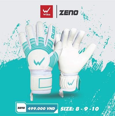 Găng Thủ Môn Wika Zeno  - Wika Zeno - Trắng Xanh