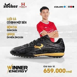 GIÀY ZOCKER WINNER - ĐEN
