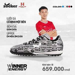 GIÀY ZOCKER WINNER - XÁM