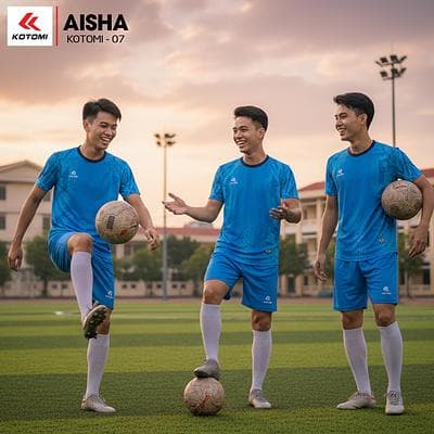Quần Áo Bóng Đá KOTOMI  - AISHA (KTM - 07) - Màu Xanh Bích