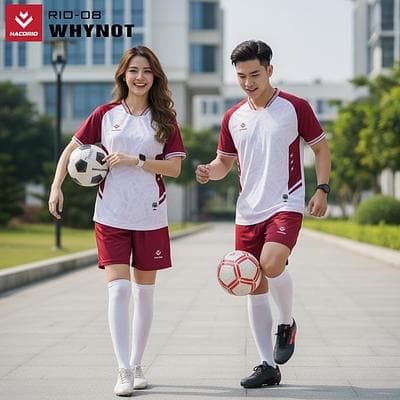 Quần Áo Bóng Đá HACORIO - WHY NOT (RIO - 08) - Màu Trắng