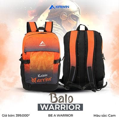 Balo Thể Thao Kaiwin Warrior - Màu Cam