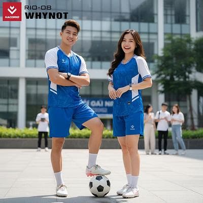 Quần Áo Bóng Đá HACORIO - WHY NOT (RIO - 08) - Màu Xanh Bích