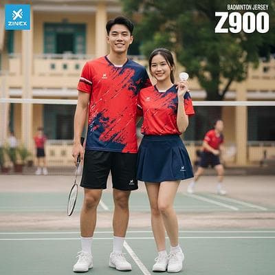 Áo Cầu Lông, Bóng Chuyền, Pickleball Zinex - Z900 (Nữ)