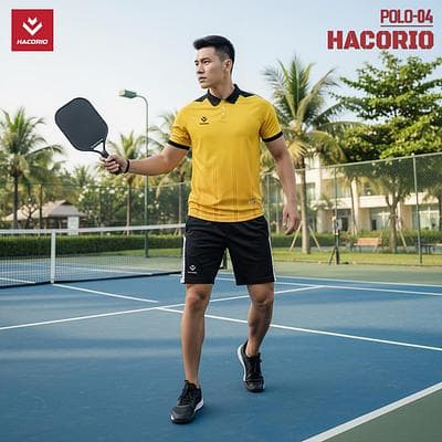 Áo Polo Thể Thao HACORIO (Polo - 04) - Màu Vàng