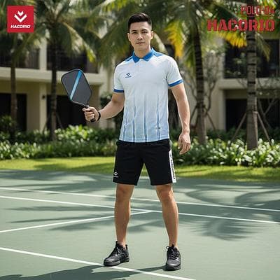 Áo Polo Thể Thao HACORIO (Polo - 04) - Màu Trắng