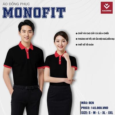 Áo Đồng Phục ADP - 01 (MONOFIT) - Nữ 