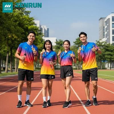 Áo Chạy Bộ ZICCO - ZENRUN Nữ (ZICCO - RZIC - 01 - NU) - Màu Xanh Bích