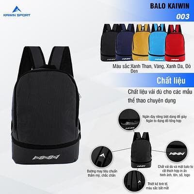 Ba Lô KAIWIN 003 - Đen