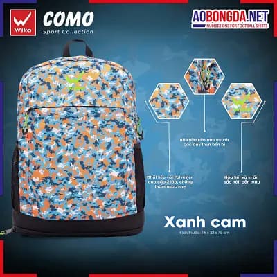 Balo Wika Como - Xanh Cam