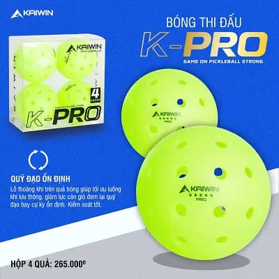 Bóng thi đấu Kaiwin – Pro (Hộp 4 quả)