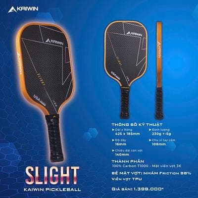 VỢT PICKLEBALL KAIWIN SLIGHT T1000 16MM - Cam