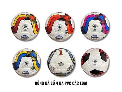 Bóng Đá Số 4 Da PVC Các Màu