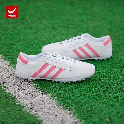 Giày 3 Sọc Wika - Trắng Hồng