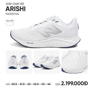 Giày chạy bộ New Balance ARISHI MARISYW4