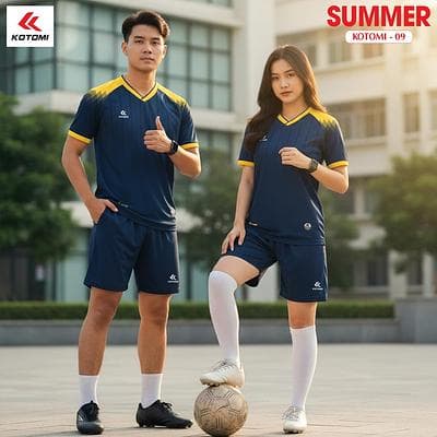 Quần Áo Bóng Đá KOTOMI - SUMMER (KTM - 09) - Màu Tím Than