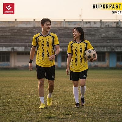 Quần Áo Bóng Đá HACORIO - Super Fast - 04 (SF - 04) - Màu Vàng
