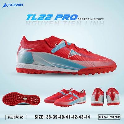 Giày Bóng Đá Kaiwin Tiến Linh TL22 Pro  - Đỏ