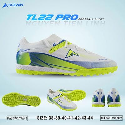 Giày Bóng Đá Kaiwin Tiến Linh TL22 Pro  - Trắng