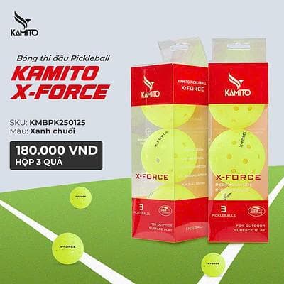 BÓNG PICKLEBALL KAMITO X-FORCE ( HỘP 3Q )