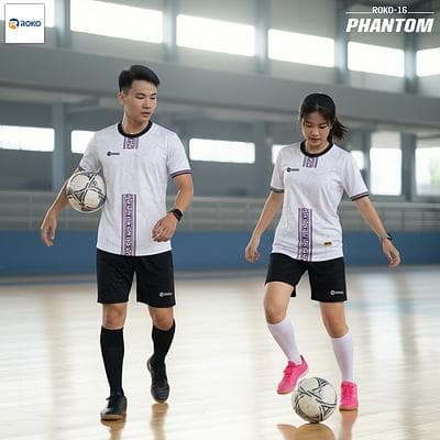 Quần Áo Bóng Đá ROKO - PHANTOM (ROKO - 16) - Trắng