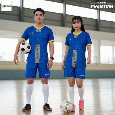 Quần Áo Bóng Đá ROKO - PHANTOM (ROKO - 16) - Xanh Bích