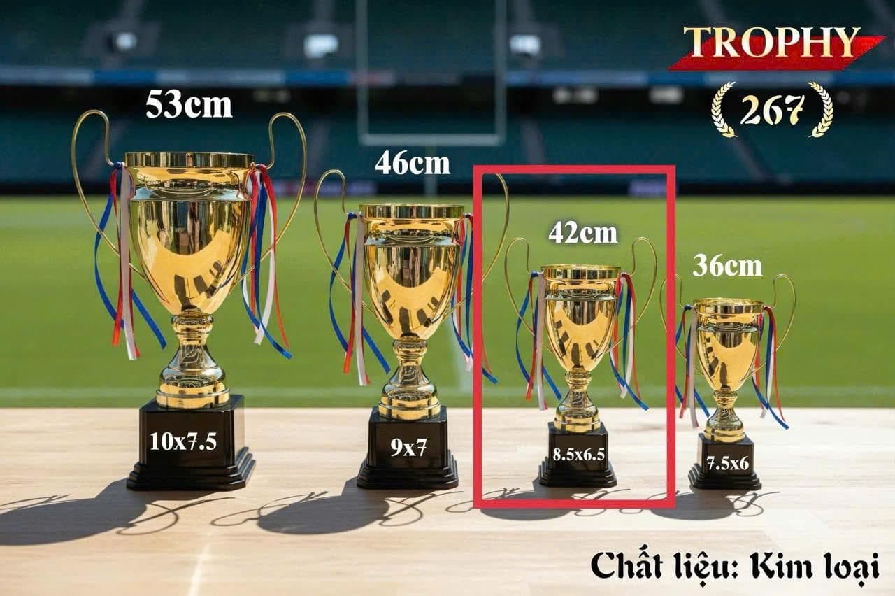 Cup VT2067 Vàng 42cm - Cup VT2067 Vàng 42cm