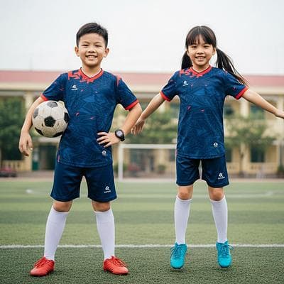 Quần Áo Bóng Đá KOTOMI - HERO (KTM - 08) Trẻ Em - Tím Than