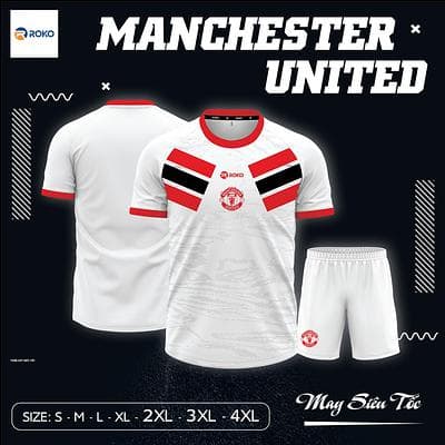 Quần Áo Bóng Đá CLB Man United Training - Training 02 - Màu Trắng