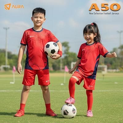Quần Áo Bóng Đá AURA - A50 (Trẻ Em)