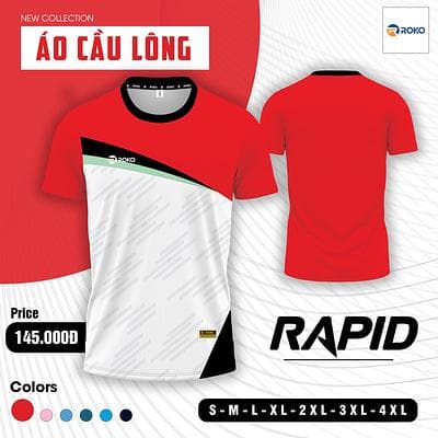 Áo Cầu Lông ROKO - RAPID (CL - 01) - Nữ