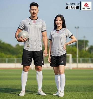 Quần Áo Bóng Đá KOTOMI - BEAST (KTM - 02) - Xám