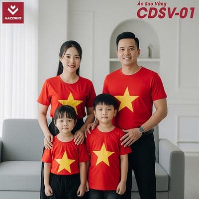 Áo Cờ Đỏ Sao Vàng ( CDSV - 01 )