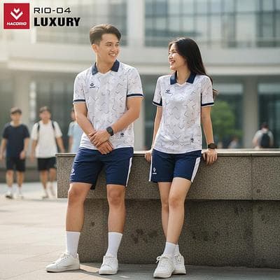 Quần Áo Bóng Đá HACORIO - RIO - LUXURY (RIO - 04) - Trắng