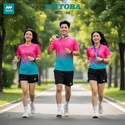 Áo Chạy Bộ ZICCO - VINTORA (ZICCO - RZIC - 05 - NAM) - Hồng