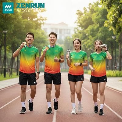 Áo Chạy Bộ ZICCO - ZENRUN Nam (ZICCO - RZIC - 01 - NAM) - Xanh Két
