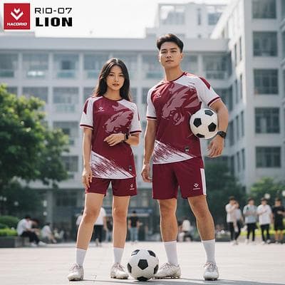 Quần Áo Bóng Đá HACORIO - RIO - LION (RIO - 07) - Đỏ Đô