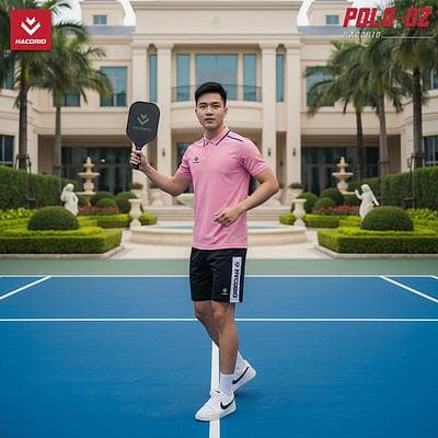 Áo Polo Thể Thao HACORIO (Polo - 02) - Hồng Nhạt