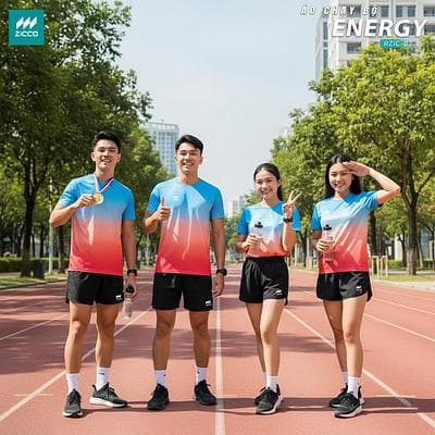 Áo Chạy Bộ ZICCO - ENERGY (ZICCO - RZIC - 03 - NỮ) - Xanh MC