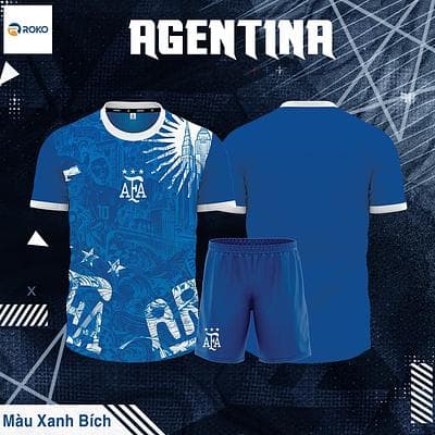 Quần Áo Bóng Đá Đội Tuyển Argentina Training