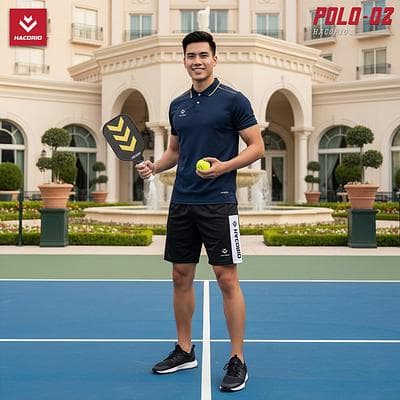 Áo Polo Thể Thao HACORIO (Polo - 02) - Tím Than