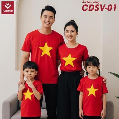 Áo Cờ Đỏ Sao Vàng ( CDSV - 01 - Trẻ Em )
