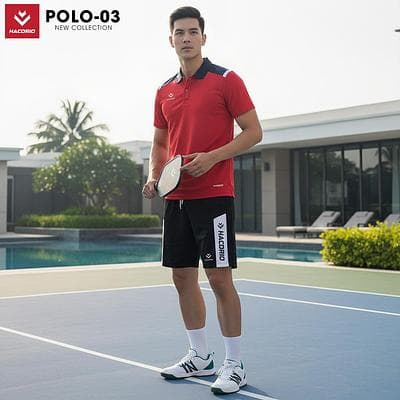 Áo Polo Thể Thao HACORIO (Polo - 03) - Đỏ