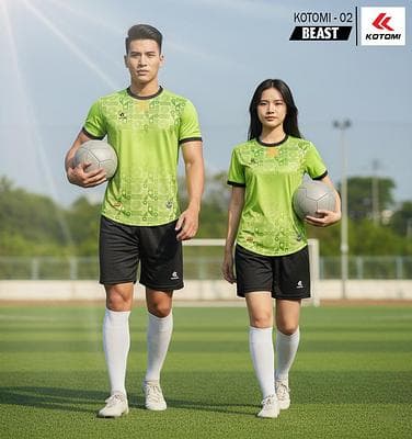 Quần Áo Bóng Đá KOTOMI - BEAST (KTM - 02) - Xanh Chuối