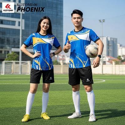 Quần Áo Bóng Đá KOTOMI - PHOENIX (KTM - 06) - Xanh Bích
