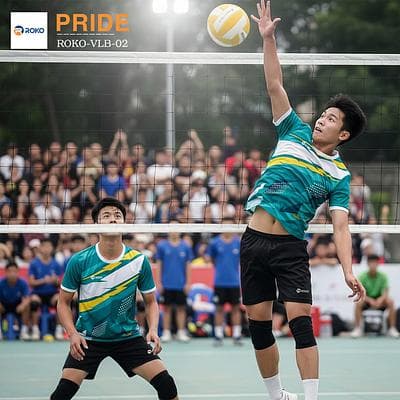 Quần Áo Bóng Chuyền ROKO - PRIDE - (VLB - 02) - Nam - Xanh Real
