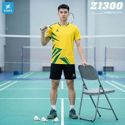 Áo Pickleball, Áo Cầu Lông ZINEX - Z1300 Nam - Vàng