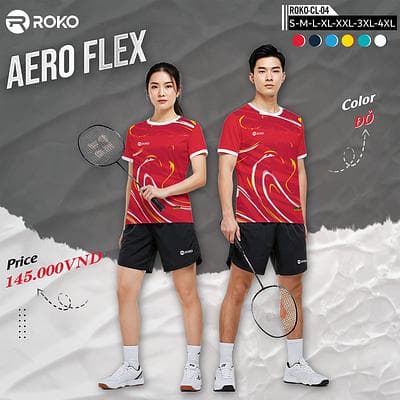 Áo Cầu Lông ROKO - AERO FLEX (CL - 04) - Nam